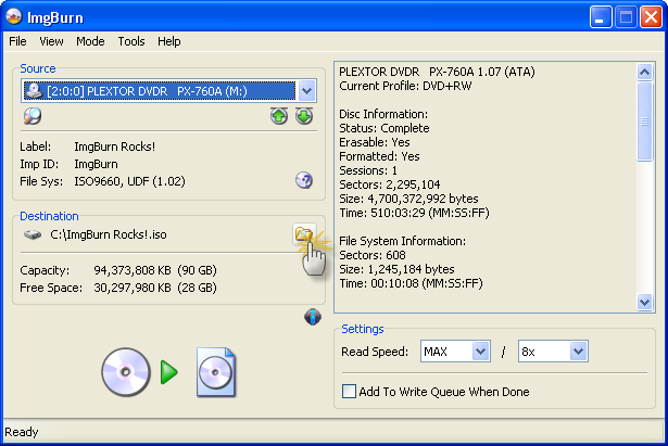 How To Create An Image File From A Disc Using ImgBurn Guides How To Create An Image File From A Disc Using ImgBurn Guides